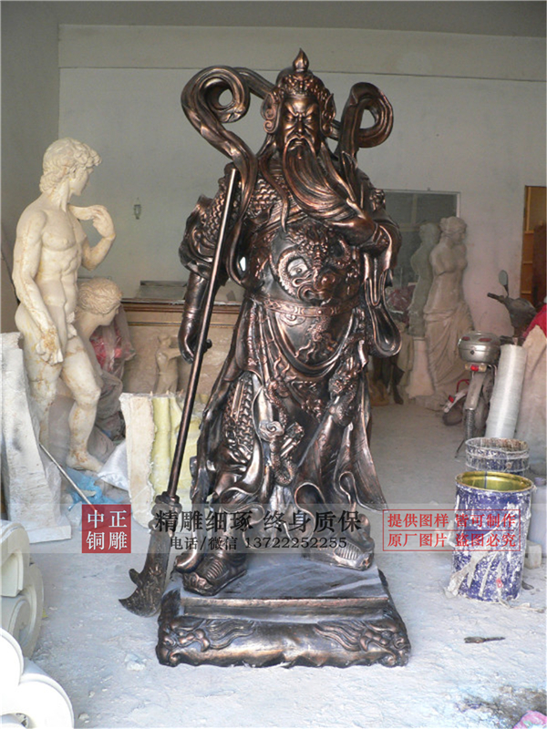 武財神關公雕塑