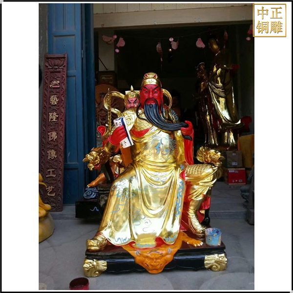 彩繪看書銅關公定做.jpg 彩繪看書銅關公定做.jpg